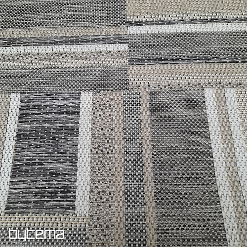 Tapis d'extérieur Prisma in-out marron-gris