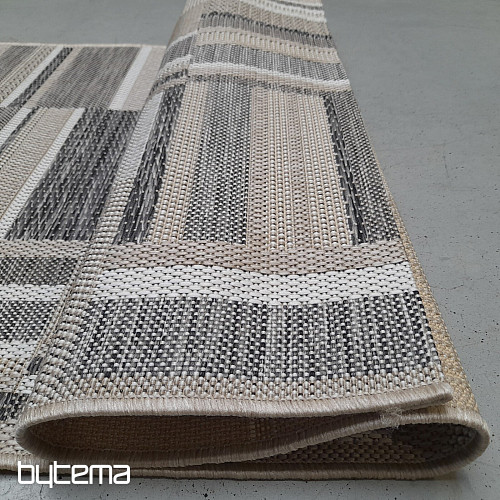 Tapis d'extérieur Prisma in-out marron-gris