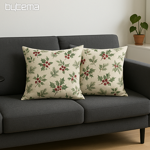 Tissu décoratif luxueux HOLLY GREEN