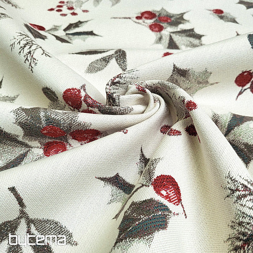 Tissu décoratif luxueux HOLLY GREY