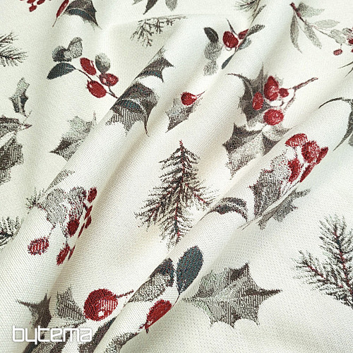 Tissu décoratif luxueux HOLLY GREY