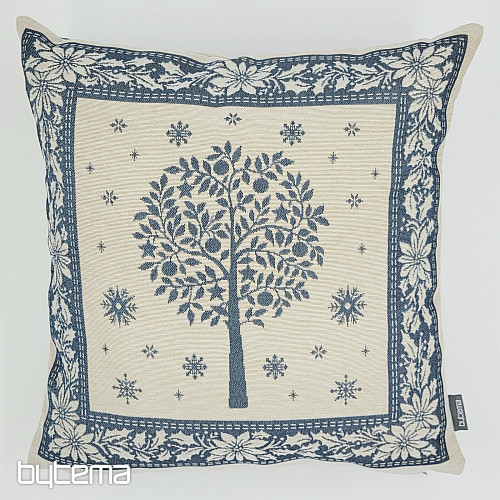 Housse de tapisserie de Noël FOLK CHRISTMAS 1 bleu