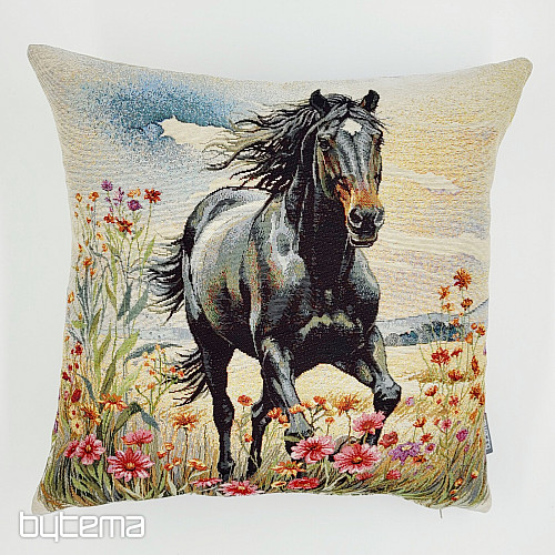 Taie d'oreiller tapisserie BLACK BEAUTY