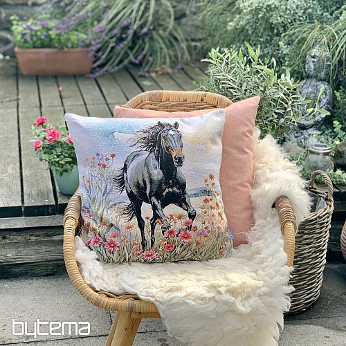 Taie d'oreiller tapisserie BLACK BEAUTY