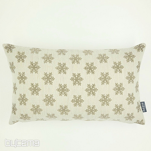 Housse décorative luxueuse FLAKES BEIGE