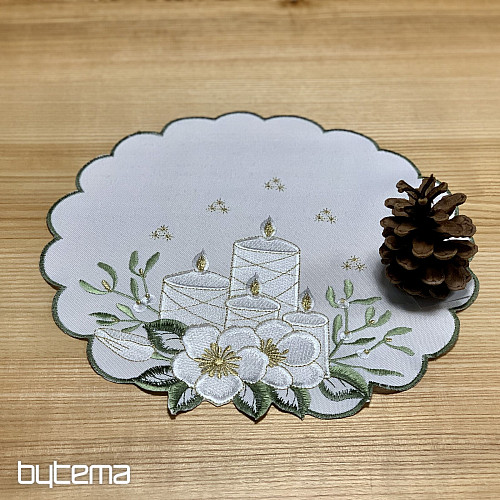 Set de table BOUGIES BLANCHES
