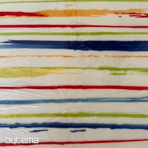 Couverture Mouton IMPRIMÉ - RAYURES AQUARELLES