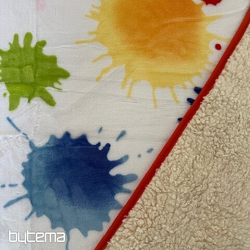 Couverture Mouton IMPRIMÉ - TACHES AQUARELLES