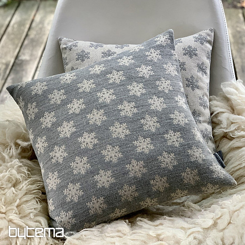 Housse décorative luxueuse FLAKES GREY A