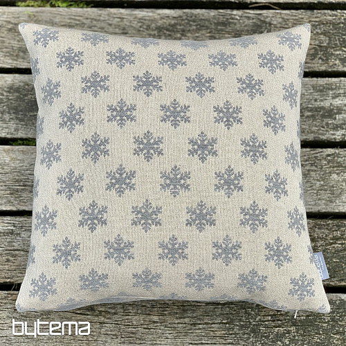 Housse décorative luxueuse FLAKES GREY B