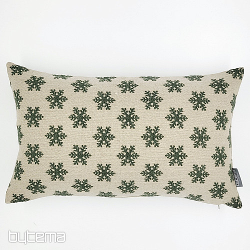 Housse décorative luxueuse FLAKES GREEN B