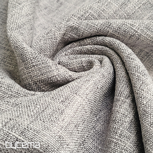 Tissu décoratif design de luxe GERSTER 77050/840 GRIS CLAIR
