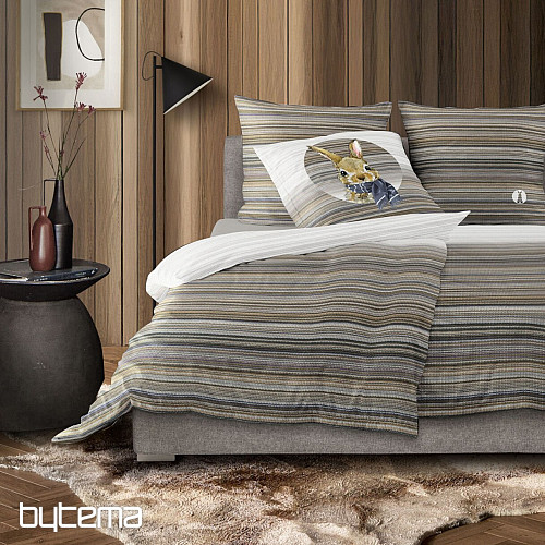 Parure de lit en flanelle de luxe IRISETTE LIÈVRE