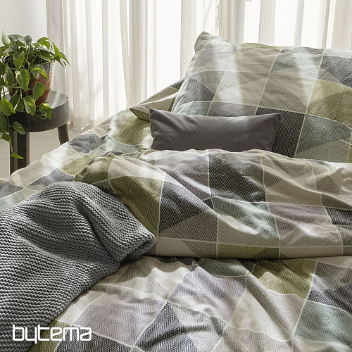 Parure de lit en flanelle de luxe IRISETTE KOALA 8646-30 VERT