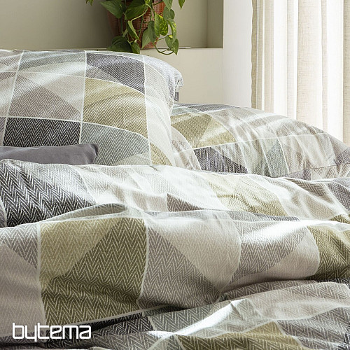 Parure de lit en flanelle de luxe IRISETTE KOALA 8646-30 VERT