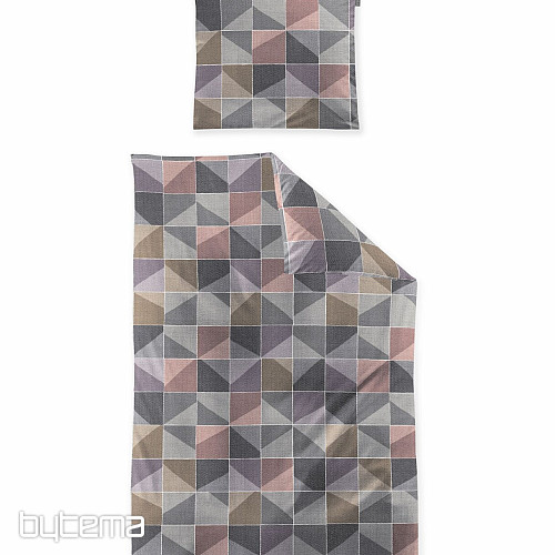 Parure de lit en flanelle de luxe IRISETTE KOALA 8646-90 VIEUX ROSE