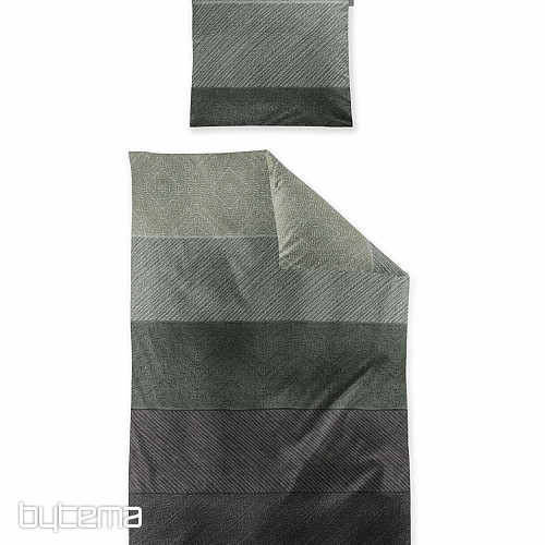 Parure de lit en flanelle de luxe IRISETTE KOALA 8430-30 VERT