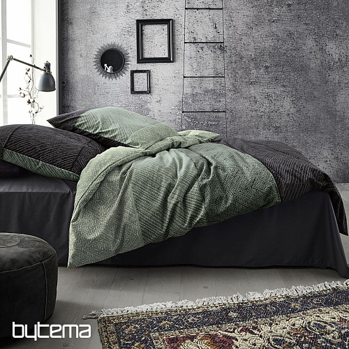 Parure de lit en flanelle de luxe IRISETTE KOALA 8430-30 VERT