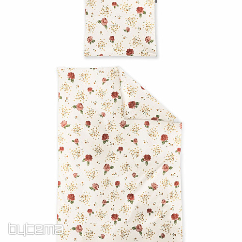 Parure de lit en flanelle de luxe IRISETTE KOALA 8627-60 ROSE ROUGE