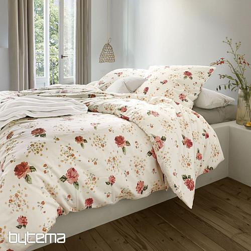 Parure de lit en flanelle de luxe IRISETTE KOALA 8627-60 ROSE ROUGE