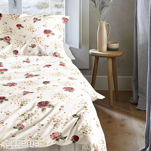 Parure de lit en flanelle de luxe IRISETTE KOALA 8627-60 ROSE ROUGE