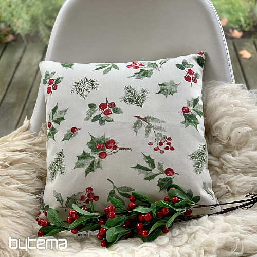 Housse décorative de Noël HOLLY GREEN