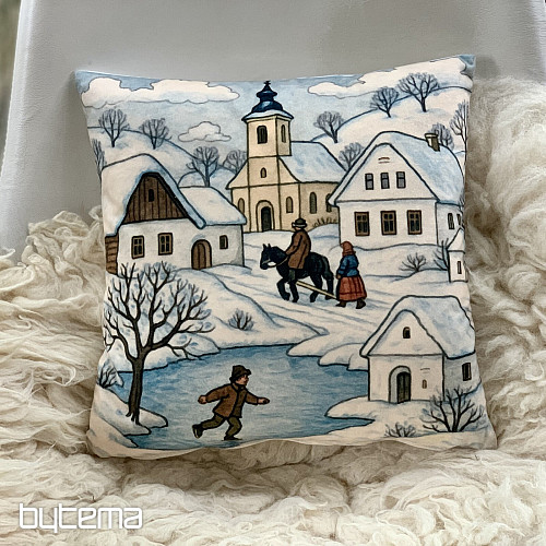 Housse décorative de Noël SEMI-REMORQUE EN HIVER