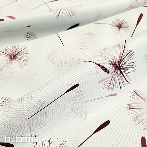 Tissu décoratif BLACK OUT DANDELION marron