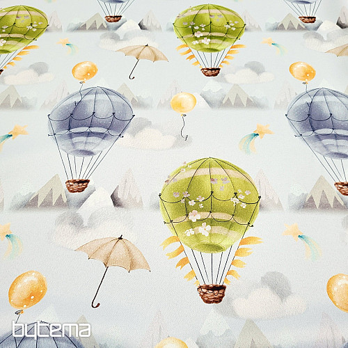 Tissu décoratif BLACK OUT FLYING BALLOON