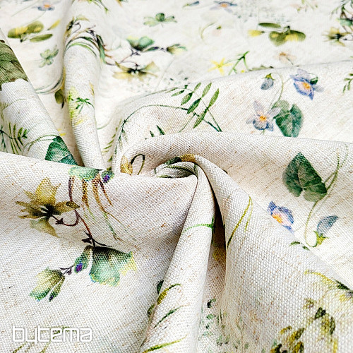 Tissu décoratif SPRING VIOLETTS