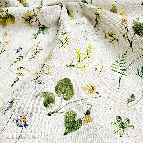Tissu décoratif SPRING VIOLETTS