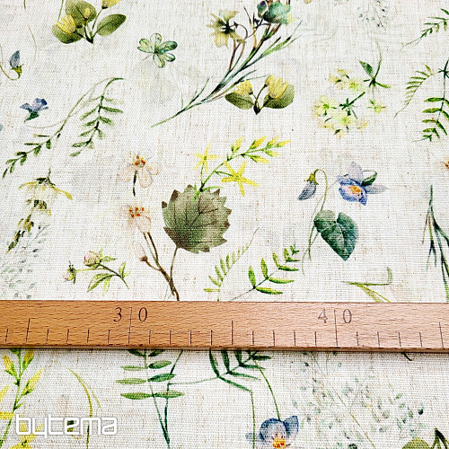 Tissu décoratif SPRING VIOLETTS