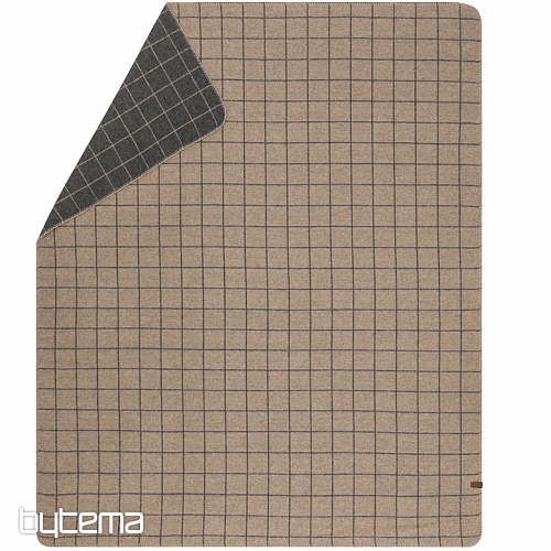 Couverture DF MERANO À CARREAUX GRIS