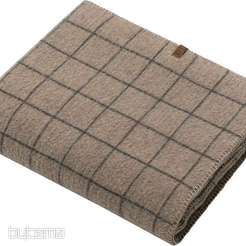 Couverture DF MERANO À CARREAUX GRIS