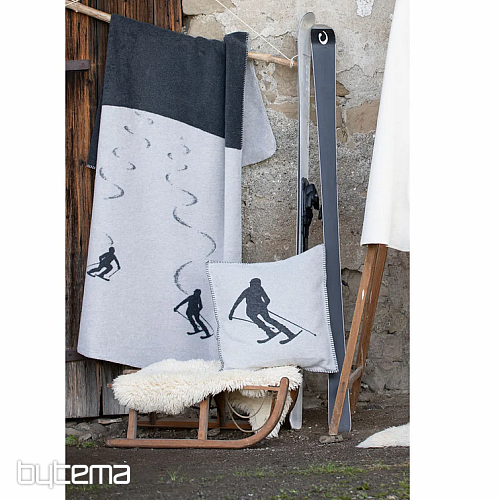 Housse décorative DF LUCA SKIER GREY