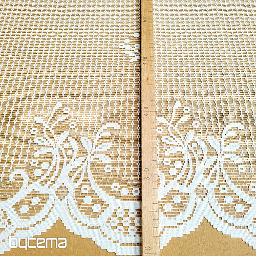 Rideau jacquard HEDA blanc