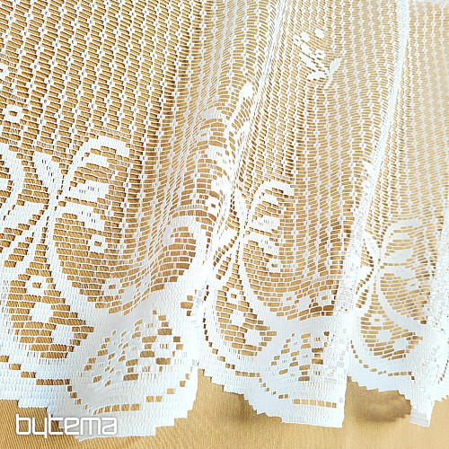 Rideau jacquard HEDA blanc