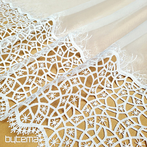 Rideau de luxe GERSTER 11592 BLANC