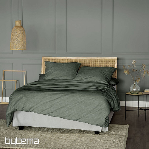 Parure de lit en flanelle de luxe IRISETTE KOALA 8544-30 vert