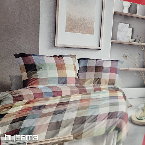 Parure de lit en flanelle de luxe IRISETTE ZOBEL 8600-90 MULTI CHECK