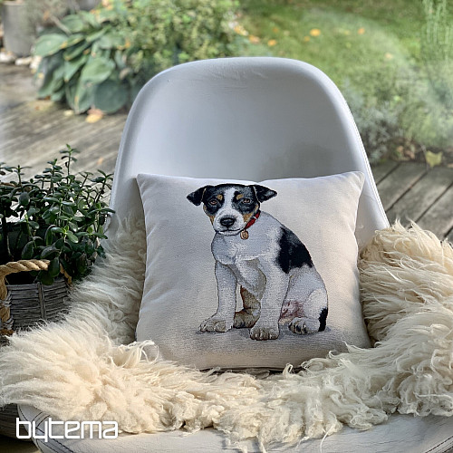 Taie d'oreiller tapisserie JACK RUSSEL TERIER