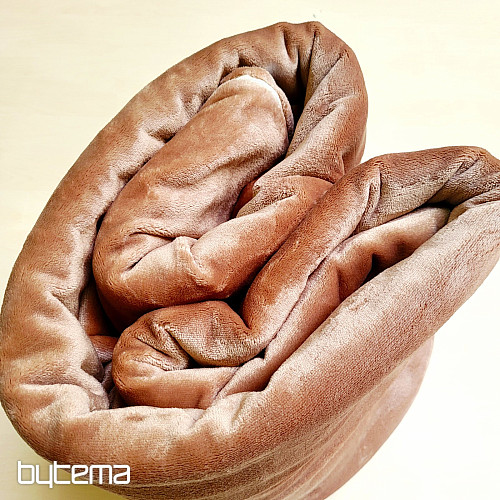 Literie en microflanelle CHOCOLAT