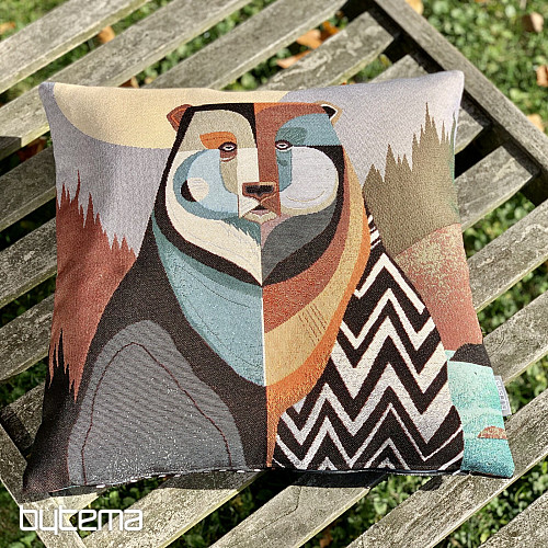 Taie d'oreiller tapisserie OURS