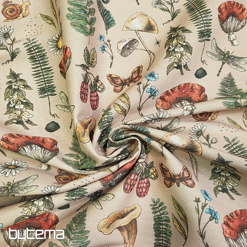 Tissu décoratif AUTOMNE EN FORÊT