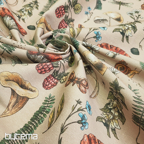 Tissu décoratif AUTOMNE EN FORÊT