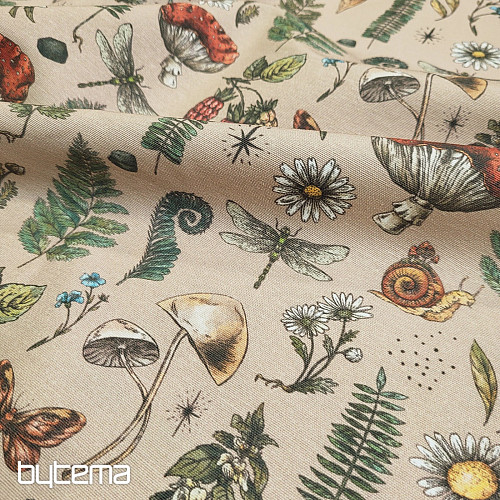 Tissu décoratif AUTOMNE EN FORÊT