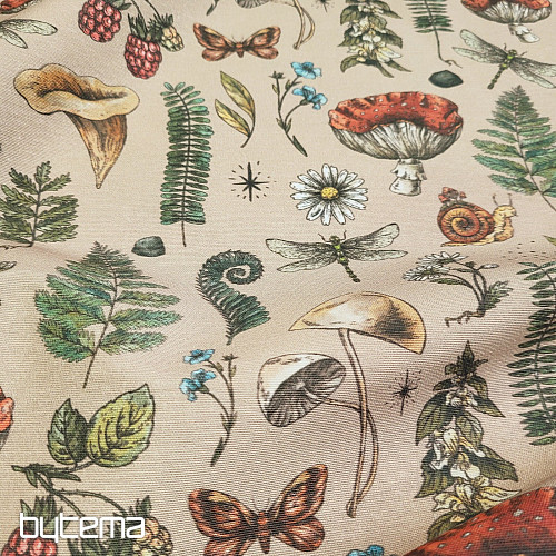 Tissu décoratif AUTOMNE EN FORÊT