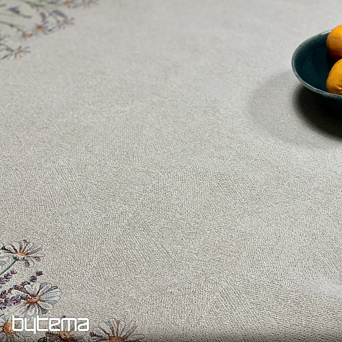 Nappe ronde en tapisserie CARESSES DE PRINTEMPS