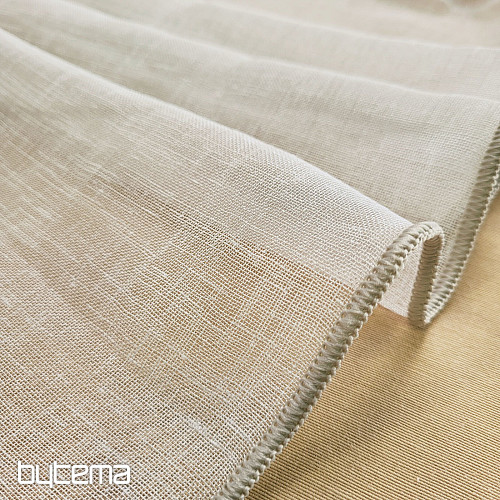 Rideau de luxe GERSTER 11334 gris-beige