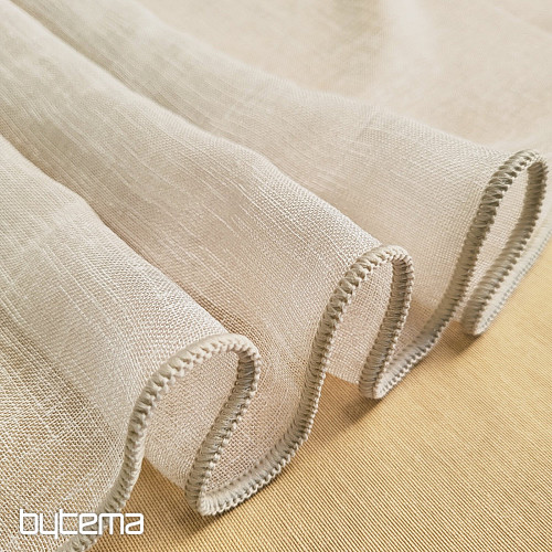 Rideau de luxe GERSTER 11334 gris-beige